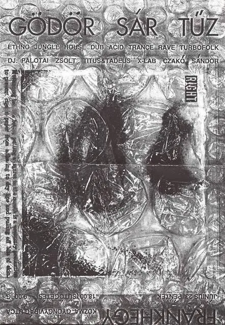 Frankhegy flyer 1995 gödör-sár-tűz
