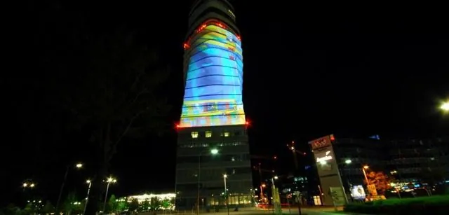Light Art Installation Demo, Vienna International Airport (VIE): photograph 23 of 37 in the archive's gallery