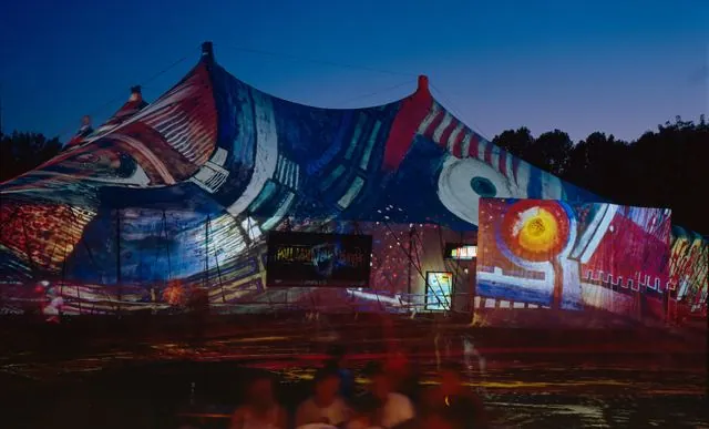Raypainting by Dorkandkozma: Island music festival - H