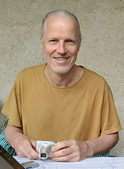 Péter Kozma outdoors in Balatonföldvár, Hungary, 2021